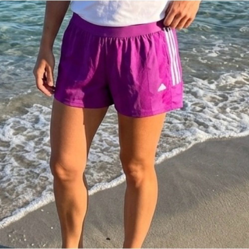 Adidas Women's Vibrant Purple Athletic Shorts 4X